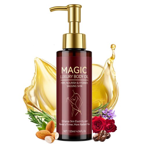 Trihood Body Firming Oil – Nourishing & Hydrating Dry Oil with Vitamin E & Natural Oils, Fast-Absorbing Serum for Crepe Skin, Helps Improve Elasticity & Smooth Skin Appearance, Full Body Care, 120ML