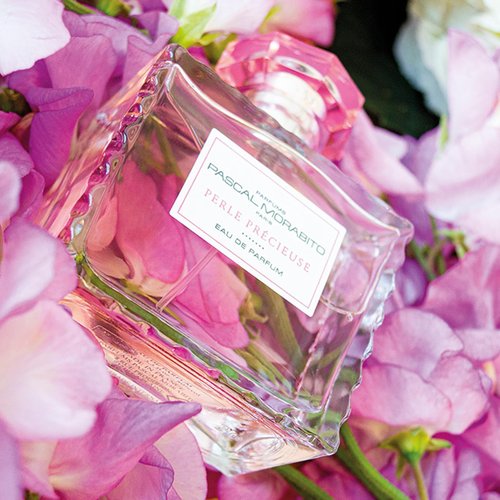 Pascal Morabito - Perle Precieuse- 3.4 Oz Eau De Parfum - Fragrance Mist For Women - Powdery Floral Musk Scent - Perfume Spray With Mandarin, Pear, Rose, Musk, Vanilla Accords