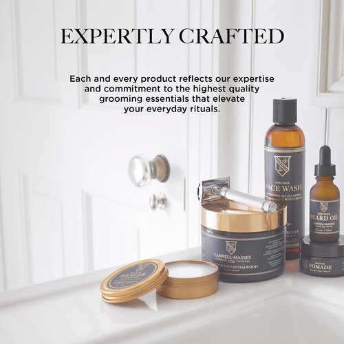Caswell-Massey All-in-1 Body Wash, Use as a Face Wash, Beard Wash, Shampoo, Body Wash & Shave Gel, Signature Heritage Soap for Men, Made in USA, 32 Fl Oz