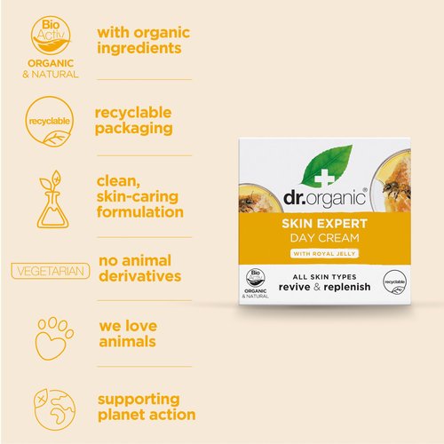 Dr Organic Royal Jelly Day Cream 50ml by Dr. Organic