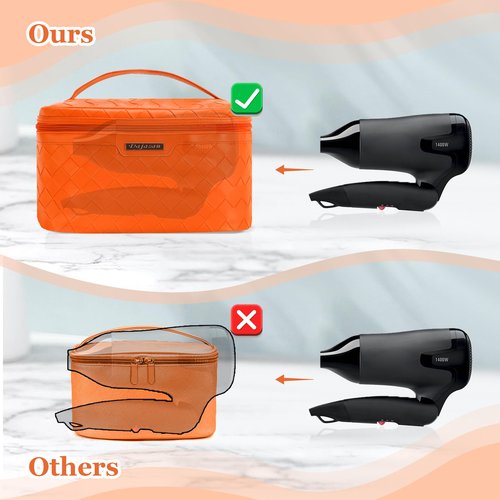 Dajasan Large Capacity Makeup Bag+ Mini Jewelry Case