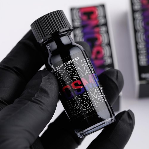 CNC SMP Tattoo Ink for Scalp Micropigmentation Pigment Mega Black Professional 15ml