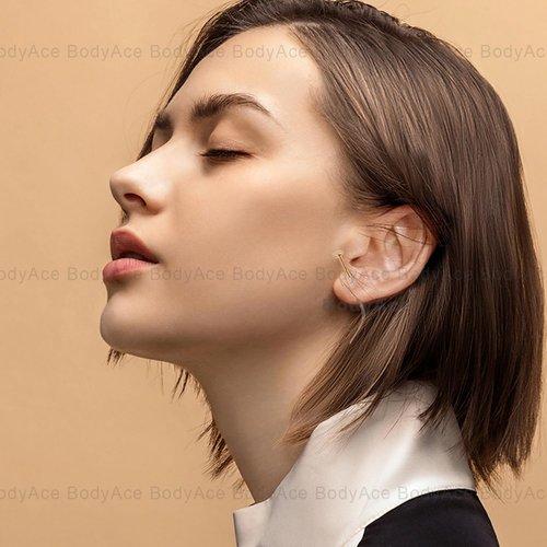 BodyAce 14G 16G 18G 20G Piercing Taper, Stainless Steel Threadless Insertion Pin Screw On Assistant Tool, Curved Body Piercing Stretching Kit for Ear/Nose/Navel/Lip/Eyebrow [16G(1.2mm) Mix]