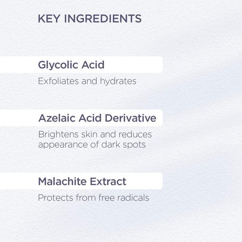 Glytone Enhance Brightening Solution | Brighten & Exfoliate with Glycolic Acid, Azelaic Acid Derivative, Niacinamide & Malachite Extract | Exfoliating Toner for Free Radical Defense | 6.7 fl oz.