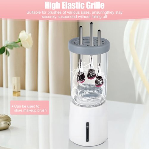 Electric Makeup Brush Cleaner, Automatic Cleaning Tool, IP65 Waterproof Auto Makeup Brush Cleaner, Suitable for Cleaning Makeup Sponges and Brushes
