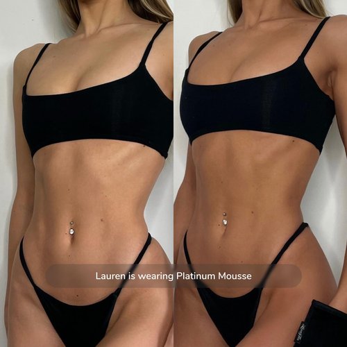 Loving Tan Platinum Self Tanning Mousse, Dark - Streak Free, Natural Looking, Professional Quality Self Tanner - 5+ Self Tan Applications per Bottle, Cruelty Free, Naturally Derived DHA - 3.3 Fl Oz
