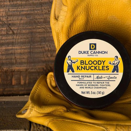 Duke Cannon Bloody Knuckles Hand Repair Balm - Unscented Moisturizer for Hardworking Hands, Repair and Revitalize Dry, Cracked Skin, (5 oz. - 2 Pack)