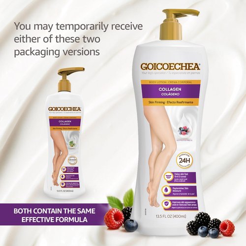 Goicoechea Skin Firming Cream | Body lotion with Collagen Elastin for Women, Skin Toned & Firming Lotion, Formula for Varicose Veins & Restless Legs, 24H Hydration, 13.5 oz, 3-Pack