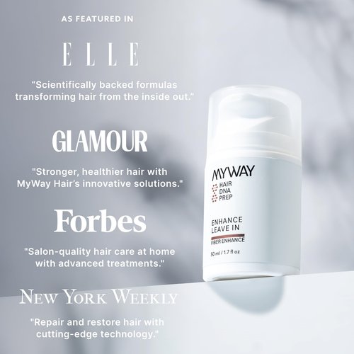 My Way Hair DNA Leave-In Conditioner – Deeply Nourishing Treatment for Damage Reversal, Shine Revival, and Smoothness – Paraben, Phthalate, Sulfate, and Cruelty-Free Hair Care (1.7 oz)