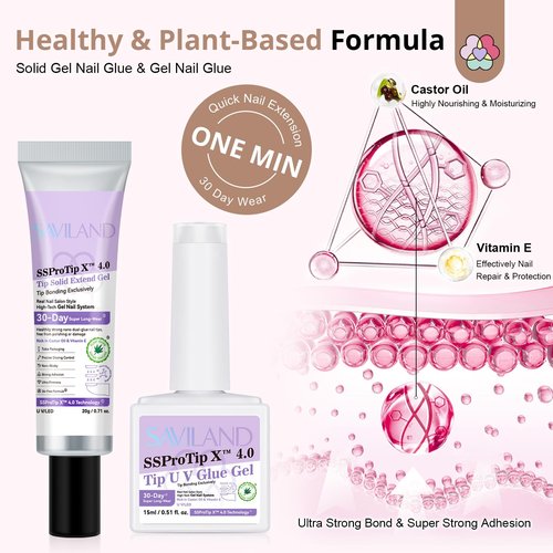 SAVILAND Gel Toe Nail Kit: 18 Sizes Nude Press-On Toenails for Women with Drill, 216 Nude Toe Nail Press Ons, U V Lamp and Nail Glue Gels, Gel Nail X Kit Tools for Manicure Gift