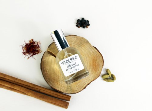 Herb & Root Amber Wood Spice Womens Perfume: Long-Lasting Eau de Parfum with Saffron, Cardamom, Sandalwood - Clean Fragrance for Women (Silk Road Eau de Parfum)