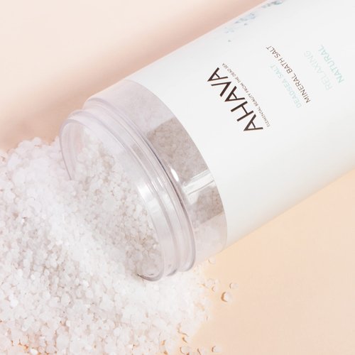 AHAVA Dead Sea Mineral Bath Salt, Calming Lavender - Intense Relaxation for Body & Mind, Elevates Moisture, Softens & Eases Sore Muscles, Enriched by Exclusive Dead Sea Salt & Osmoter blend, 32 Oz