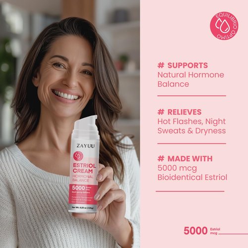 Radiance & Balance Skincare Duo for Mature Skin: Vitamin C Face Serum + Botanical Estriol Cream – Hydrating, Firming & Age-Defying Skincare Set for Women