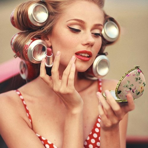 Agolctry 16 Pcs Compact Mirror Bulk Mini Mirror for Purse Small Pocket Mirror for Women Girls Floral Tea Party Favors for Makeup Travel Wedding