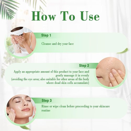 Aloe Vera Glow Black and White Rice Ampoule Duo, White & Black Rice Exfoliant Face and Body Scrub with Aloe Vera & Rice Extract，Moderate Exfoliating Facial Gel for All Skin Types