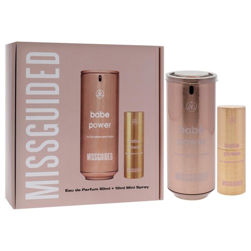 Missguided Babe Power for Women - 2 Pc Gift Set 2.7oz EDP Spray, 0.34oz EDP Spray