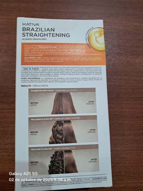 Kativa Brazilian Straightening Kit, 12 Weeks of Home Use Professional Straightening, with Organic Argan Oil, Shea Butter, Keratin & Amino Acids, for Straighter, Softer and Shinier Hair, All Hair Types – Pack of 2