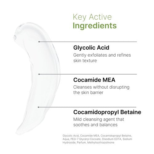 INNOAESTHETICS Deep Cleanser w/Glycolic Acid for Oily/Combination Skin-(Promotes Collagen Production)