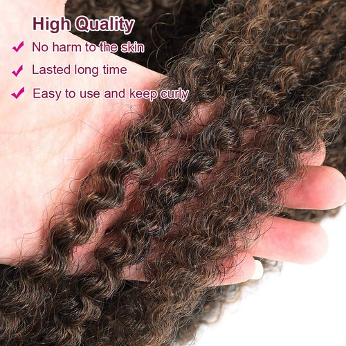 Dansama Marley Hair, 24 Inch Marley Twist Braiding Hair, 6 Packs Braiding Hair Extensions (24 Inch (Pack of 6), T30)