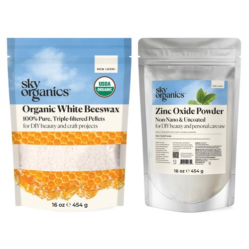 Sky Organics - White Beeswax & Zinc Oxide Powder
