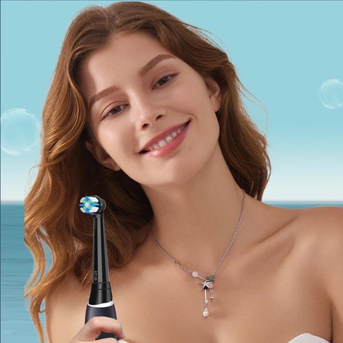 iO Replacement Heads Compatible with Oral b iO 2/3/4/5/6/7/8/9/10 Series Electric Toothbrush,Gum Care Toothbrush Head Compatible with Oral b iO Replacement Heads,Black