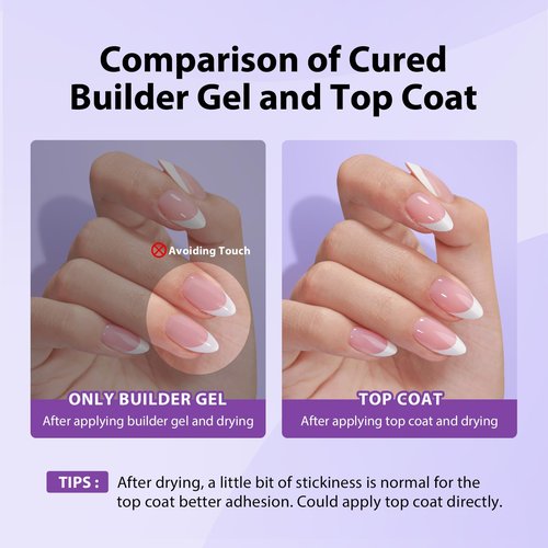 BTArtboxnails XCOATTIPS Toe Nail Tips & Buidler Gel