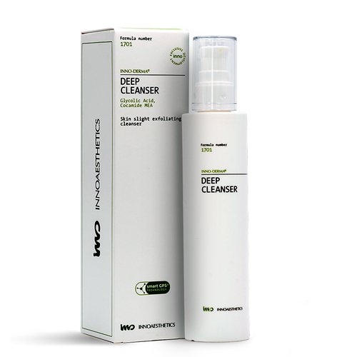 INNOAESTHETICS Deep Cleanser w/Glycolic Acid for Oily/Combination Skin-(Promotes Collagen Production)