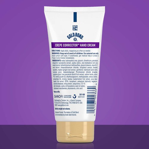 Gold Bond Age Renew 14 oz Crepe Corrector Body Lotion & 3 oz Hand Cream Bundle, Replenishing & Smoothing Formulas