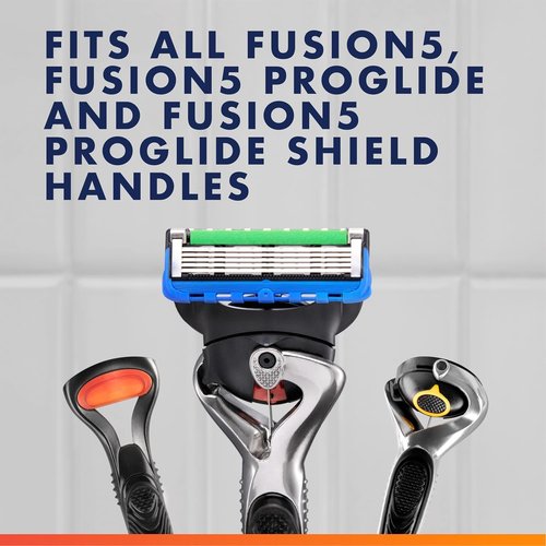 Gillette Fusion5 ProGlide Men's Razor Blade Refills, 12 Count, Mens Blades