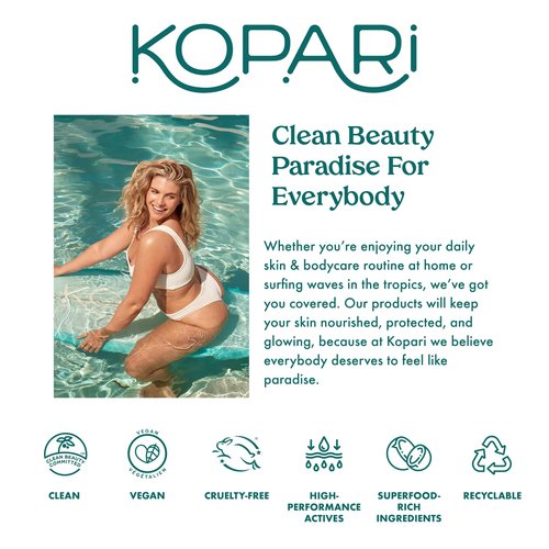 Kopari Forever Faves Bundle | Mini Organic Coconut Melt, Exfoliating Mini Coconut Crush Scrub, Clear Moisturizing Lip Glossy | Body and Lip Kit to Soothe and Hydrate Dry Skin | Cruelty Free, Vegan