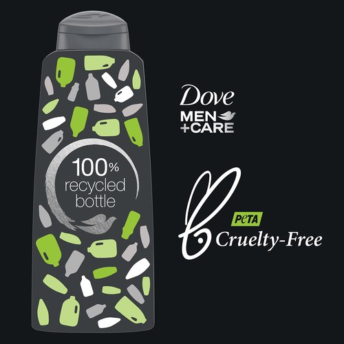 DOVE MEN + CARE 2 in 1 Shampoo and Conditioner For Healthy-Looking Hair Lime + Cedarwood Naturally Derived Plant Based Cleansers 20.4 oz 3 Count