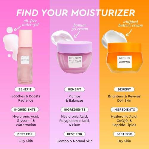 Glow Recipe Limited Edition Pride Pink Juice Water Gel Face Moisturizer - Hydrating Hyaluronic Acid, Radiance Boosting, Non-Comedogenic, Oil-Free, Long-Lasting Korean Skin Care for Oily Skin (50ml)