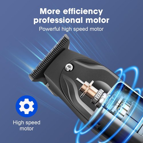 KEMEI Professional Hair Clipper & Cordless Barber Clipper for Men, USB Rechargeable Barber Clipper for Hair Cutting, Clipper for Haircut,Gifts for Men