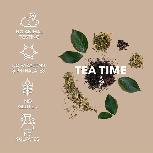 Earth To Skin Tea Time White Tea Day Cream – Hydrating Face Moisturizer with Hyaluronic Acid, Shea Butter & Glycerin – 4.0 fl oz
