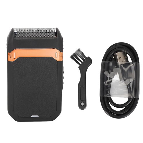 Electric for Men, Rechargeable Reciprocating Electric Shaver Beard Trimmer with Removable Blades, Clean Brush, Portable Travel Electric Beard for Face Care