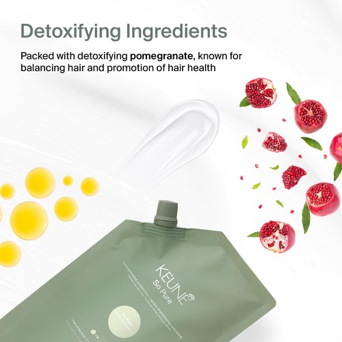 KEUNE So Pure Clarify Conditioner Refill, Anti-Pollution and Hair Health Formula, 13.5 Fl Oz