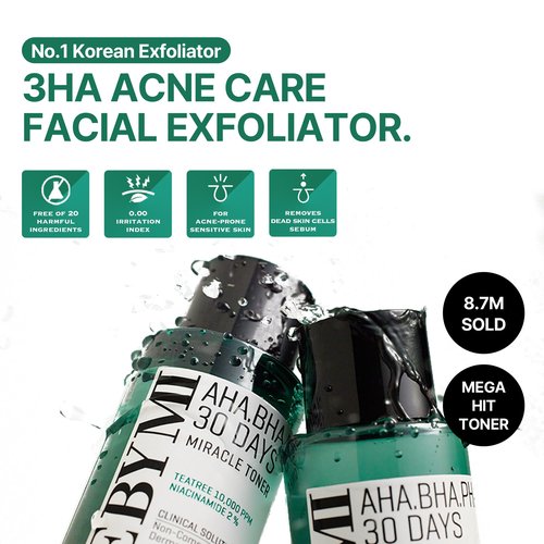SOME BY MI AHA BHA PHA 30 Days Miracle Toner & Miracle Cream & Miracle Serum