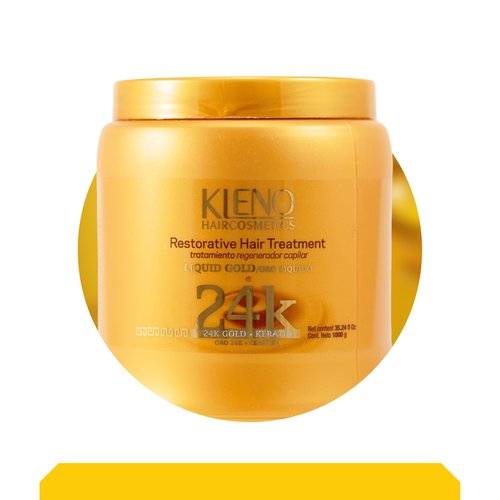Kleno Restorative HairTreatment Liquid Gold 24k Egyptian Gold, 2.19 Pound (Pack of 1)