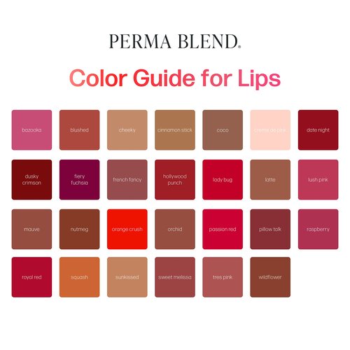 Perma Blend - Lady Bug - Orangey Red Tattoo Ink for Permanent Makeup - Lip Blush Microblading Ink to Enhance Color - Lip Blushing & Tattoo Supplies - Vegan (0.5 oz)