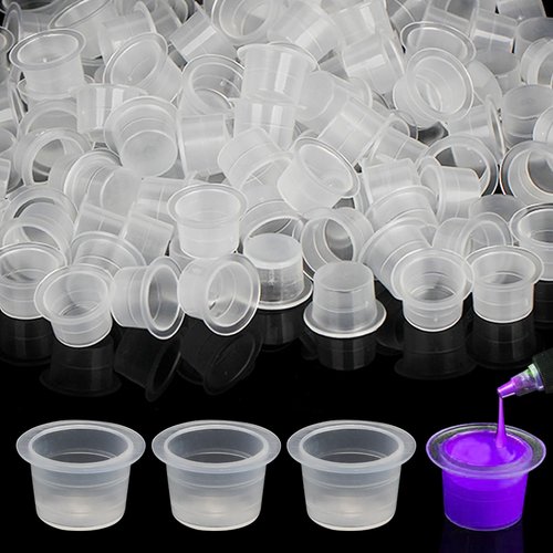 Romlon Tattoo Ink Caps - 1000Pcs Disposable Medium Cups #13 for Pigment, Supplies, Artists and Beginners