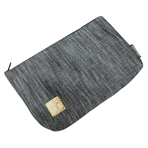 Brocade zipper pouch, lined with Nishijin brocade, size M. (Denimu3)