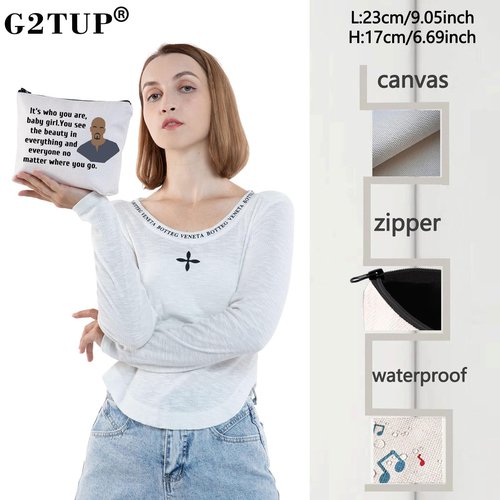 G2TUP Crime Movie Morgan Makeup Bag Aaron Hotchner Fans Gift It's Who You Are Travel Bag Crime Movies Merch (It's Who You Are)