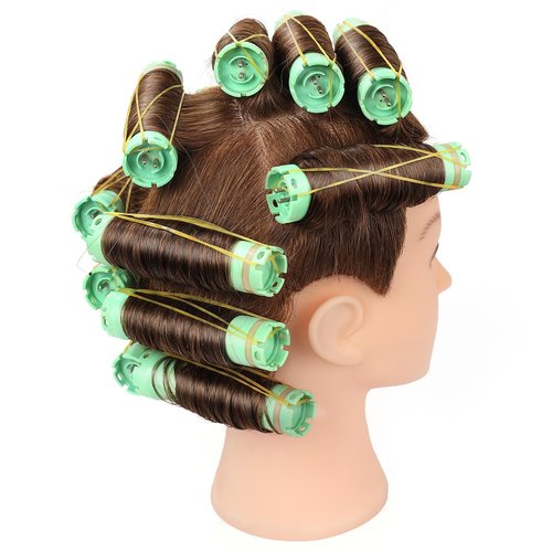 SOPHIRE 20-22 inches 100% Real Human Hair Mannequin Head, Hairdressers' Practice Training Head and Cosmotology Doll Head for Hairstyling and Braid - Dark Brown