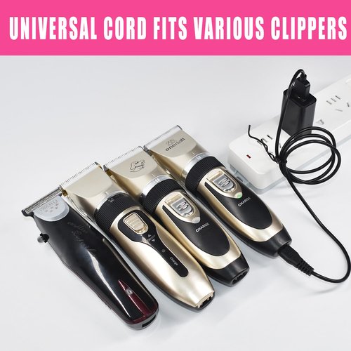 Universal Hair Clipper Charger Cord, Replacement Charger for Various Electric Hair Clipper, Shavers, Razors,Trimmer, Pet Clipper-Fit SUPRENT Clippers,Fit Ceenwes Trimmer,fit oneisall Dog Clippers etc