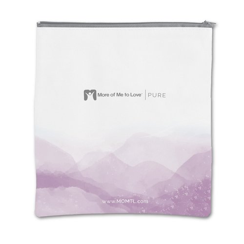 More of Me to Love Organic Cotton Tummy Liner 4-Pack (2 x Pearl White and 2 x Stone Gray) (Medium)