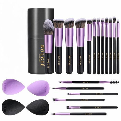 Bolgie Professional Makeup Brush Set, 22 pieces