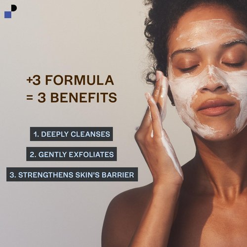 CHROMAT Detox Face Wash - 90mL - Best Anti Aging Facial Cleanser for Mature Skin - Gentle Exfoliating Peptide Cleanser with Hydrating Oils - For Dry, Sensitive & Combination Skin