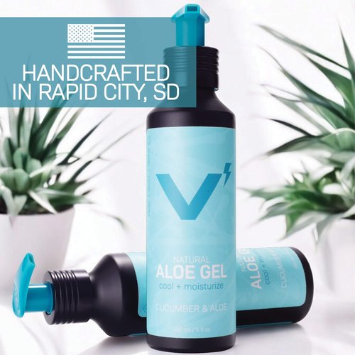 VOLT Organic Aloe Vera Gel for Face & Skin - Soothes, Moisturizes & Refreshes Naturally - 30 Fl. Oz (900ml)