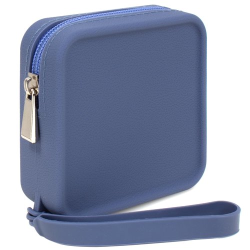 Silicone Mini Makeup Bag Pouch for Purse, Small Cosmetic Travel Bag Zipper Pouch Waterproof Cute Coin Purse Portable Makeup Storage Bag Travel Toiletry Organizers Bag for Women Girls