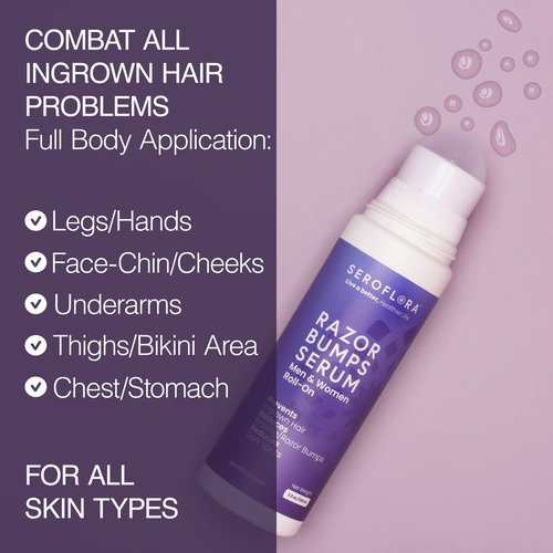 Seroflora Razor Bumps Treatment for Men and Women - Bundle